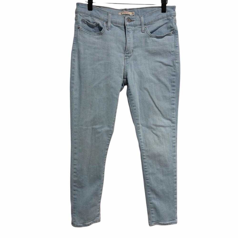 2/$40 Levi's Shaping Skinny 312 Women's Light Blue Skinny Jeans 29 28”